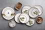 Hermia Juego de Desayuno de 25 Piezas Multicolor en Porcelana